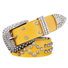 Load image into Gallery viewer, Leather Bling Belt - SexyBling