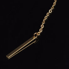 Load image into Gallery viewer, Long Gold Y Chain Necklace - SexyBling