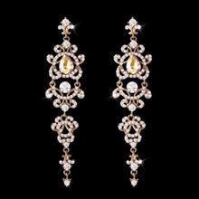 Load image into Gallery viewer, Long Gothic Chandelier Earrings - SexyBling