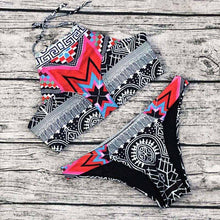 Load image into Gallery viewer, Low Waisted Halter Top Bikini Set - SexyBling
