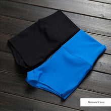 Load image into Gallery viewer, Mermaid Curve High Waist Yoga Shorts - SexyBling