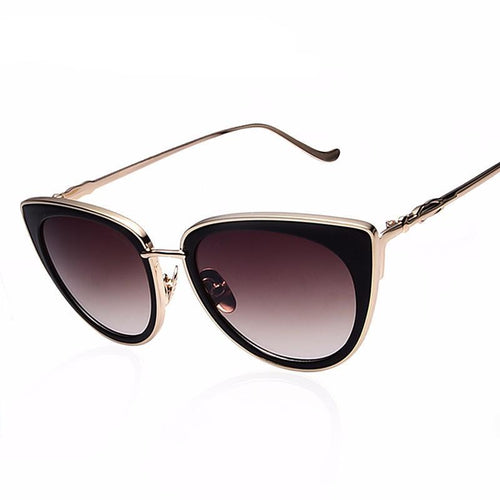 Metal Cat Eye Sunglasses For Women - SexyBling
