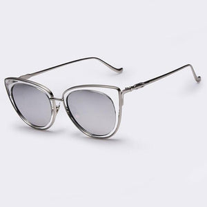 Metal Cat Eye Sunglasses For Women - SexyBling