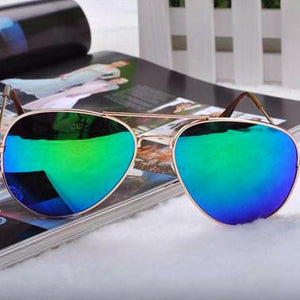 Metal Frame Pilot Sunglasses - SexyBling