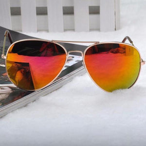 Metal Frame Pilot Sunglasses - SexyBling