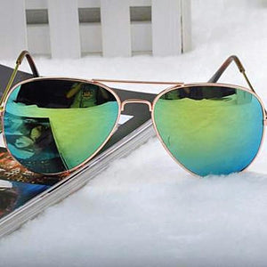 Metal Frame Pilot Sunglasses - SexyBling