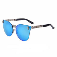 Load image into Gallery viewer, Metal Frame Sunglasses With Skulls On Side - SexyBling