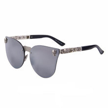 Load image into Gallery viewer, Metal Frame Sunglasses With Skulls On Side - SexyBling