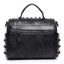 Load image into Gallery viewer, Mini Leather Messenger Bag With Multi Rivets