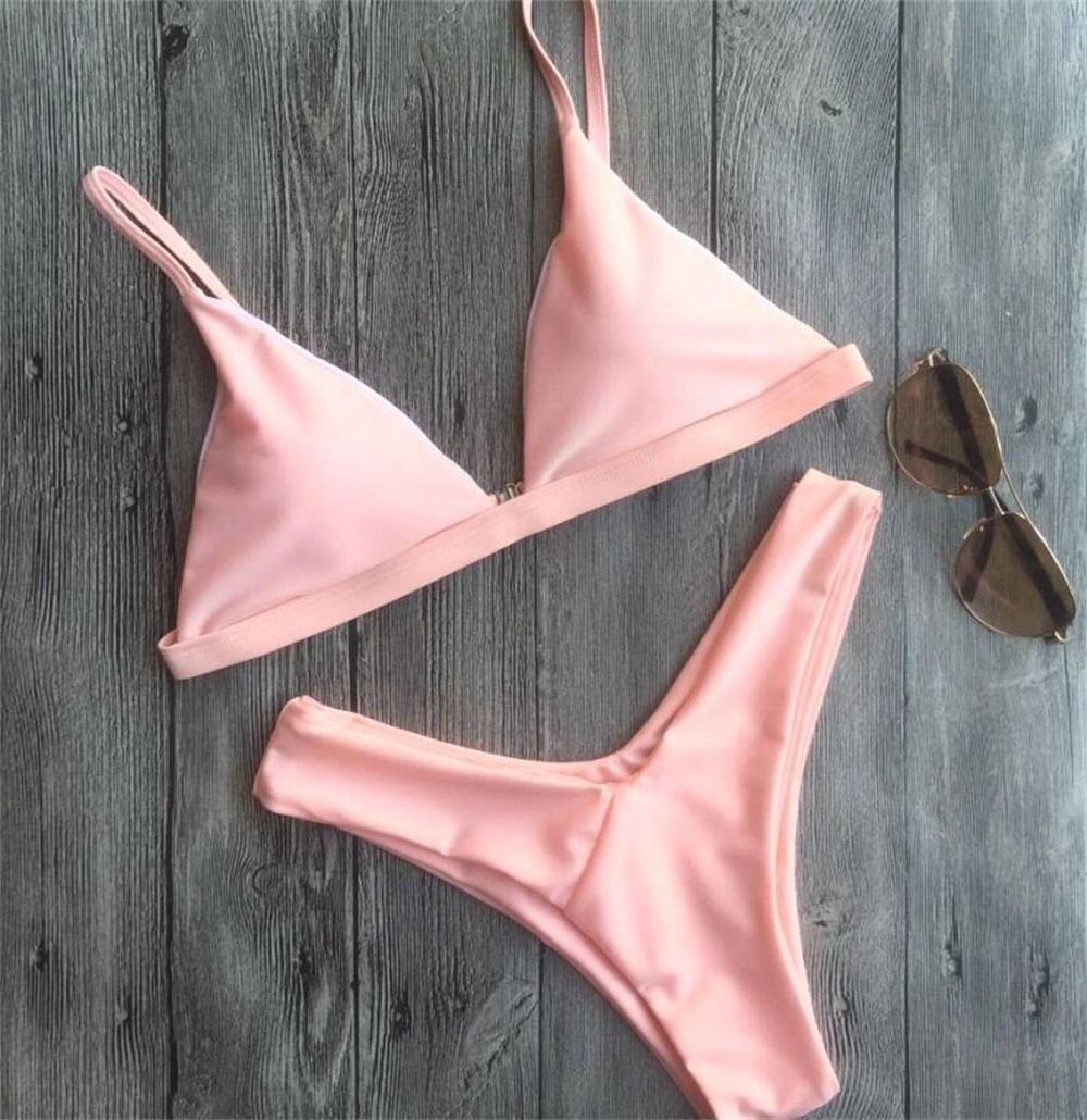 Minimal Coverage Halter Bikini - SexyBling