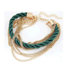 Load image into Gallery viewer, Multi Chain &amp; Rope Bracelet - SexyBling