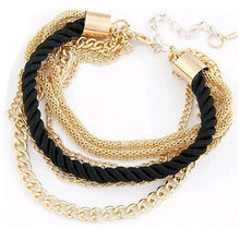 Load image into Gallery viewer, Multi Chain &amp; Rope Bracelet - SexyBling