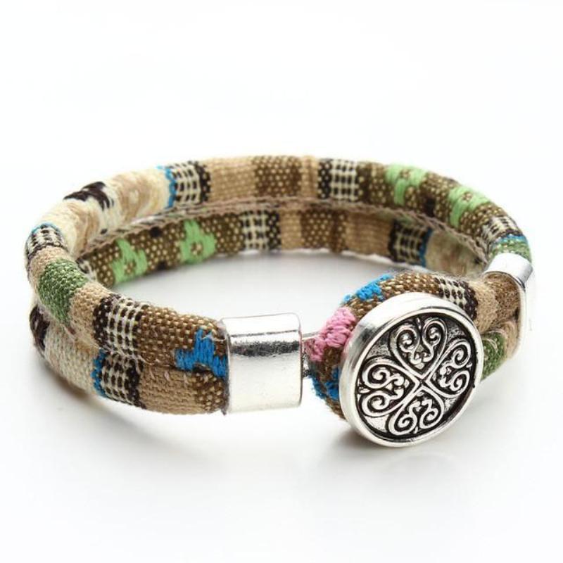 New Bohemian Snap Button Bracelets - SexyBling