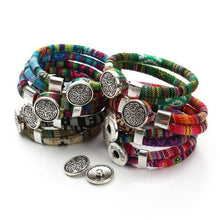 Load image into Gallery viewer, New Bohemian Snap Button Bracelets - SexyBling