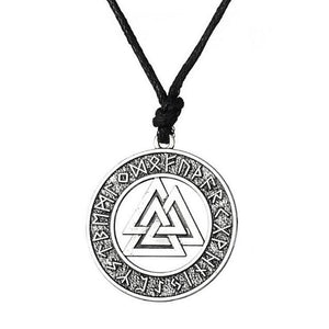 Odin's Symbol Of Norse Pendant Necklace - SexyBling