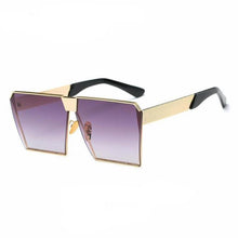 Load image into Gallery viewer, Oversized Square Flat Top Sunglasses - SexyBling