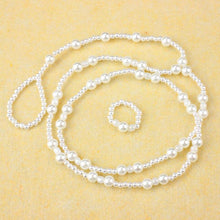 Load image into Gallery viewer, Pearl Anklet With Toe Ring Attached - SexyBling