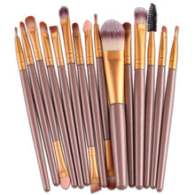Load image into Gallery viewer, Professional 15 Pieces MakeUp Brush Set - SexyBling