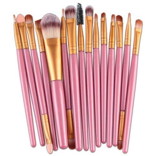 Professional 15 Pieces MakeUp Brush Set - SexyBling