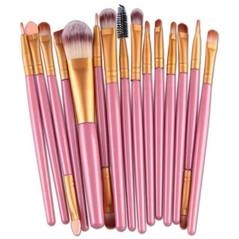 Professional 15 Pieces MakeUp Brush Set - SexyBling