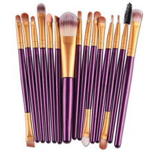 Load image into Gallery viewer, Professional 15 Pieces MakeUp Brush Set - SexyBling