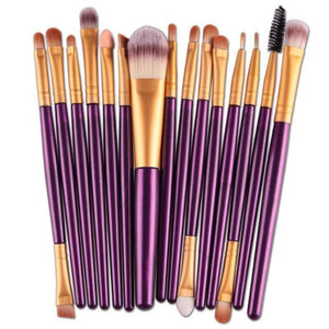 Professional 15 Pieces MakeUp Brush Set - SexyBling