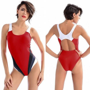 Professional Sport Triangular One Piece Swimwear - SexyBling