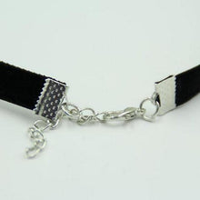 Load image into Gallery viewer, Retro Velvet Black Choker Necklace - SexyBling