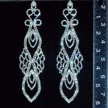 Load image into Gallery viewer, Rhinestone Long Dangle Earrings - SexyBling