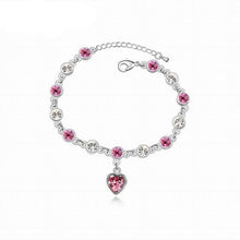Load image into Gallery viewer, Romantic Crystal Charm Bracelet - SexyBling