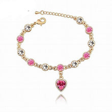 Load image into Gallery viewer, Romantic Crystal Charm Bracelet - SexyBling