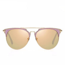 Load image into Gallery viewer, Rose Gold Mirrored Aviators Sunglasses - SexyBling