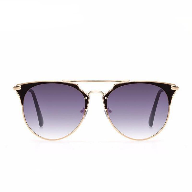 Rose Gold Mirrored Aviators Sunglasses - SexyBling