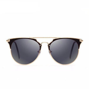 Rose Gold Mirrored Aviators Sunglasses - SexyBling