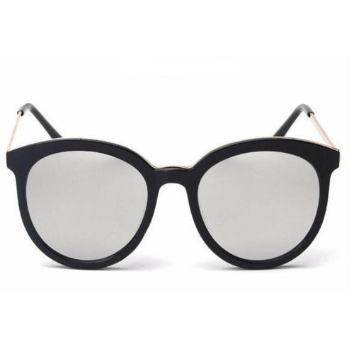 Round Alloy Fram Sunglasses For Women - SexyBling