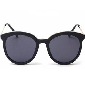 Round Alloy Fram Sunglasses For Women - SexyBling