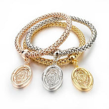 Load image into Gallery viewer, Round Charm Chain Bracelet - SexyBling
