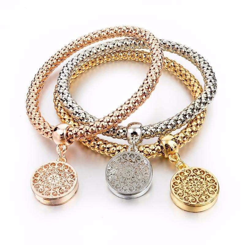 Round Charm Chain Bracelet - SexyBling