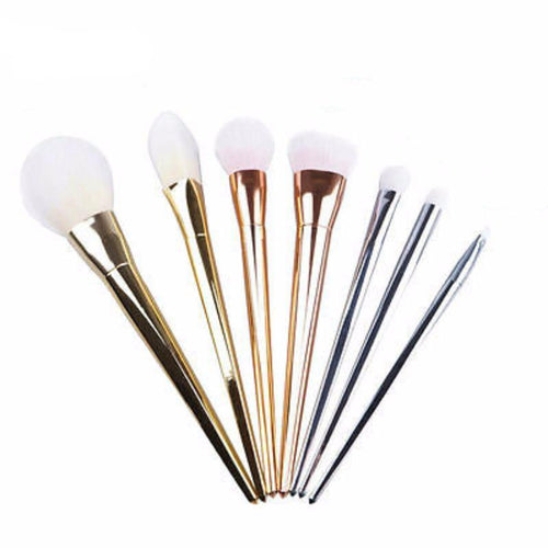Sayoo 7 Piece Gold Makeup Brushes - SexyBling