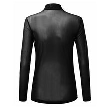 Load image into Gallery viewer, See Through Long Sleeve Mesh Top - SexyBling