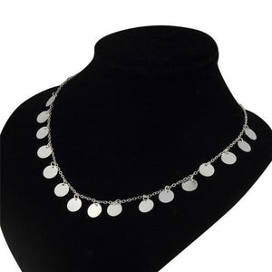Sequin Chain Necklace - SexyBling