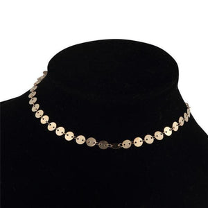 Sequin Chain Necklace - SexyBling