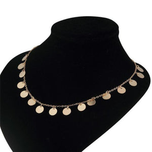 Sequin Chain Necklace - SexyBling
