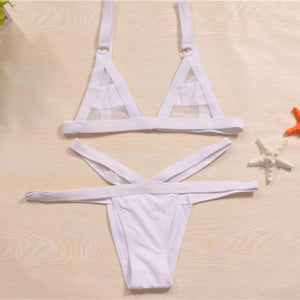 Sexy Bandage Mesh Bikini - SexyBling