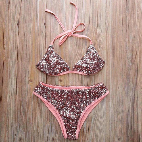 Sexy Bling Sequin Bikini Set - SexyBling