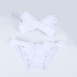 Sexy Bow Bandeau Bikini Set - SexyBling