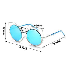 Load image into Gallery viewer, Sexy Cat Eye Sunglasses With Rhinestones For Women - SexyBling