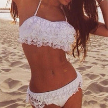 Load image into Gallery viewer, Sexy Lace Frill Bikini - SexyBling