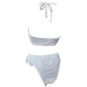 Sexy Lace Frill Bikini - SexyBling