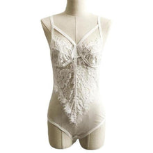 Load image into Gallery viewer, Sexy Lace Mesh Bodysuit - SexyBling